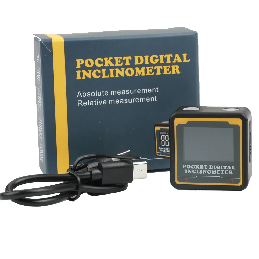 Digital Inclinometer LCD Backlight Digital Protractor Slope Meter Digital Angle Ruler Single-side Magnetics Protractor