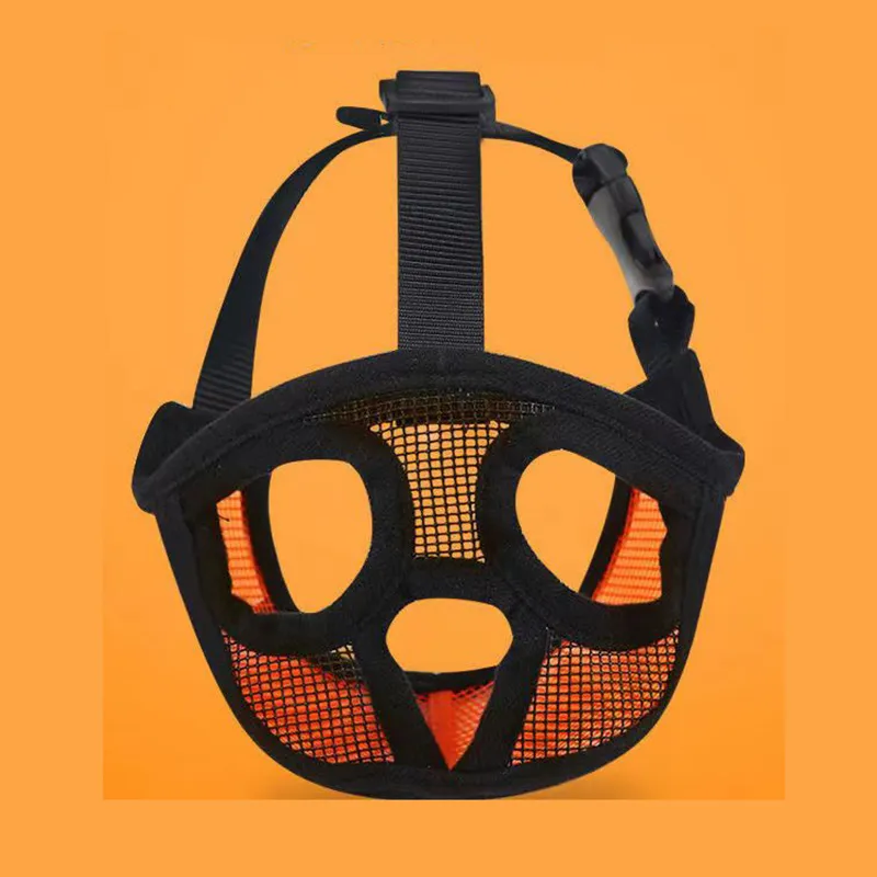 Bulldog French Ying Dou Pet Muzzle Short Mouth Dog Anti-bite Anti-eating Mask_voghion.com