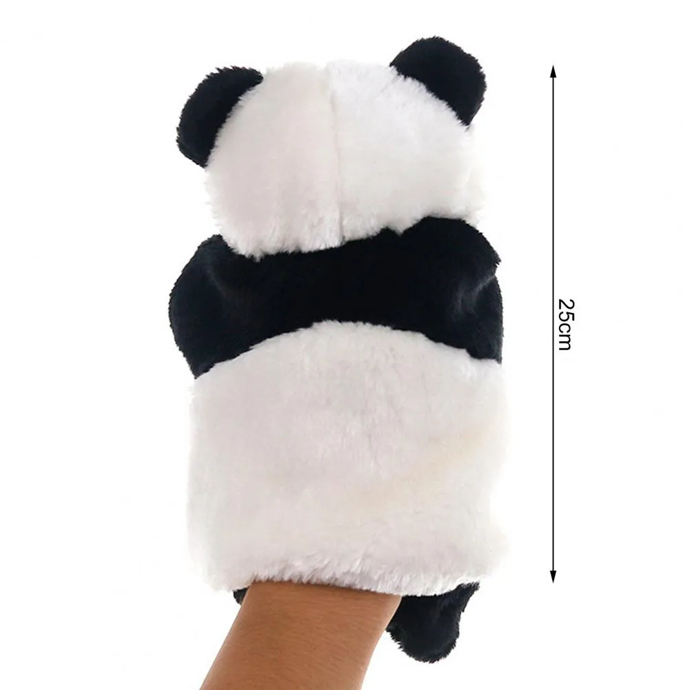 Plush Panda Hand Puppet Lightweight Panda Hand Puppet Plush Toy Super Soft Children Plush Animal Hand Puppet Kids Gifts