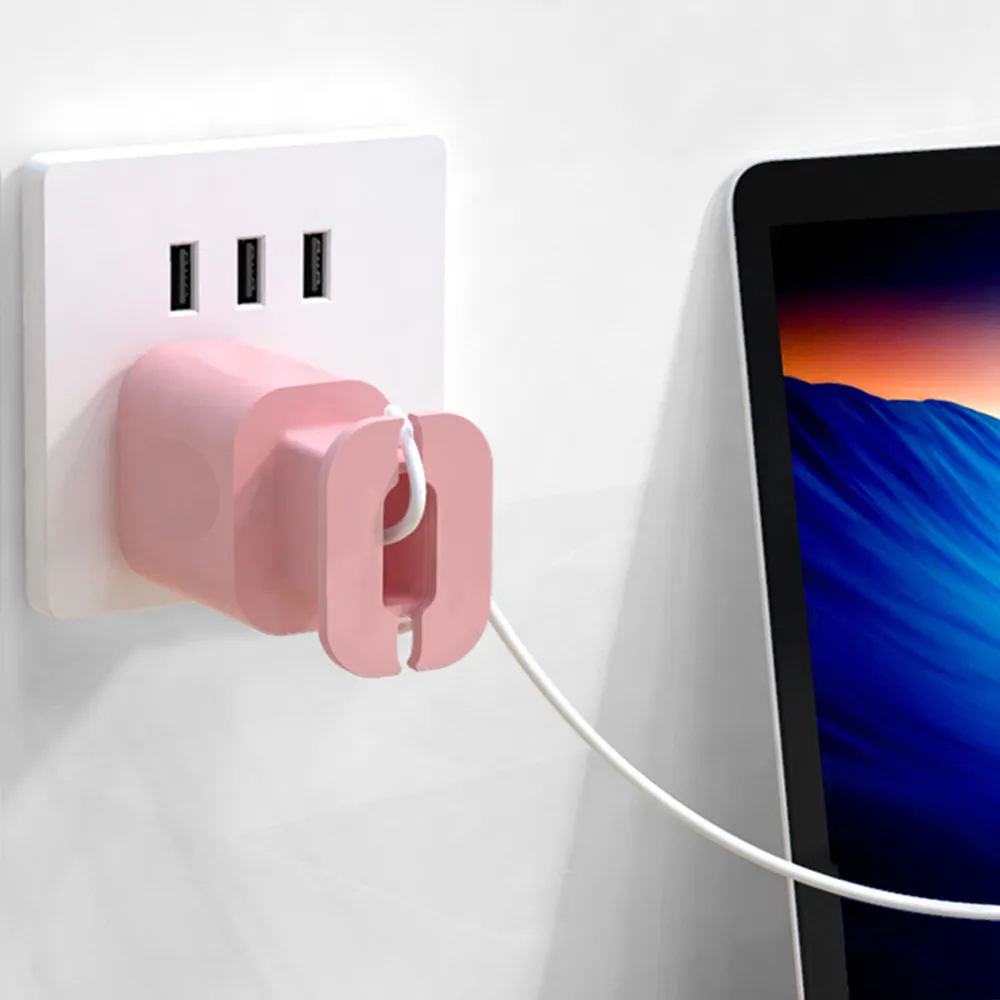 Siliconen kabel Winder oplader beschermer dekbedraad Organisator voor iPhone USB -lader kabel koord oplaad hoofdbeveiligingskas