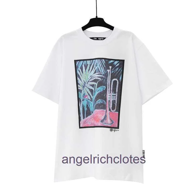 Vêtements de créateurs haut de gamme pour New PA Angels Coconut Classic Letter Imprimer T-shirt à manches courtes lâches pour hommes avec étiquette de marque, qualité 1: 1 originale
