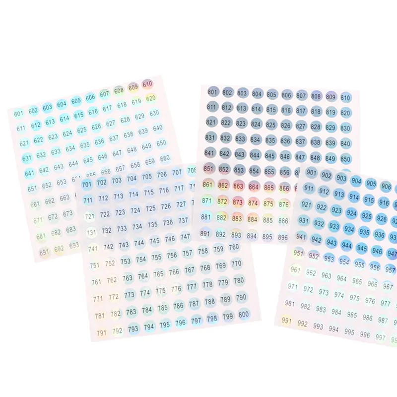 1 Sheet Waterproof Digital Laser Number Stickers... From Ddmylucky, $15 ...