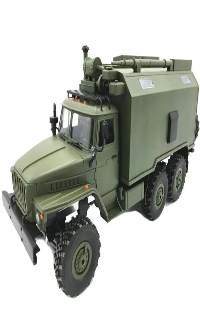 WPL B36 URAL 116 24G 6WD RC CAR MIRIVLITY TRUCK ROCK CRAWLER COMMANTION COMMUNICATION VEHIOR RTO TOY GREEN CHRISTION GIVET3036446