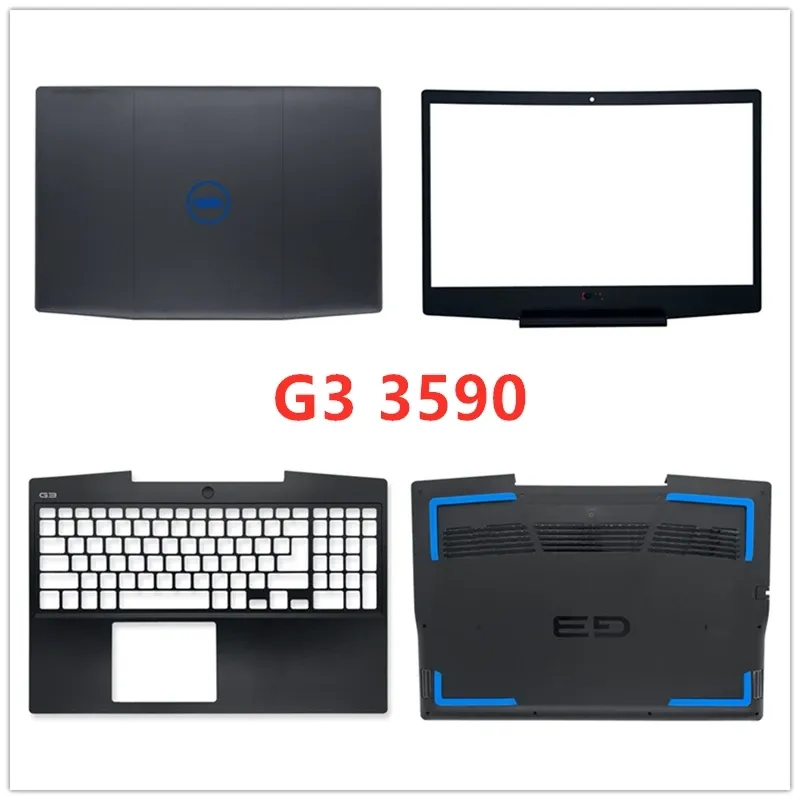 Cases New Laptop For Dell G Series G3 15 3590 P89F LCD Back Cover Top Case/Front Bezel/Palmrest/Bottom Base Cover Case/Hinges