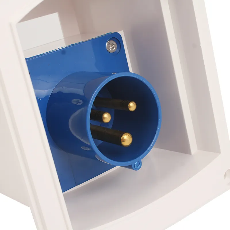 220V-240V 16A External Flush Hook Up Waterproof Inlet Socket Plug for ...