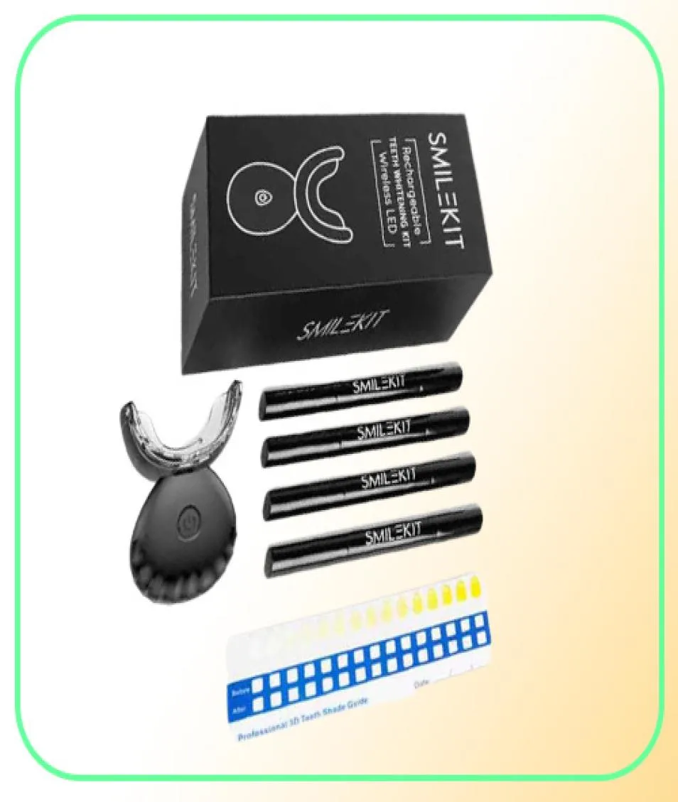 Kit rechargeable Kit de blanchiment des dents avec LED sans fil0122574578