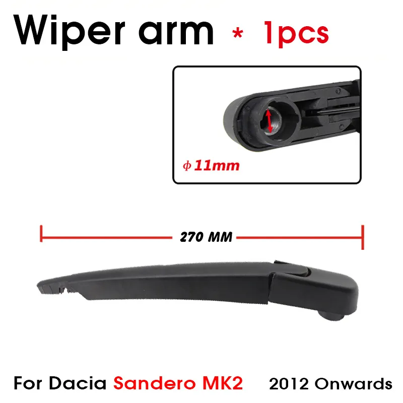 RTG Automotive Rear Windscreen Wiper Blade For Citroen C3 Picasso (2009+) – 290mm Standard Fit