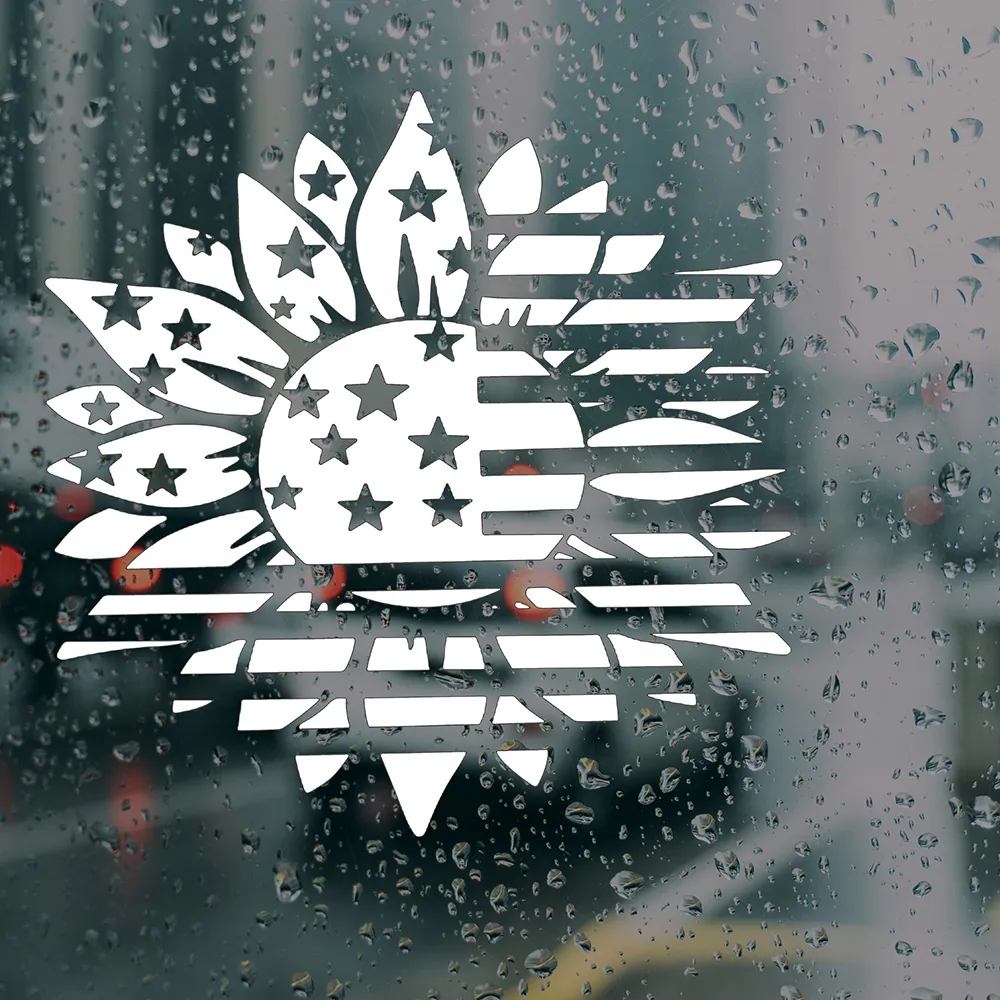 Patriotic Decal Sticker - Home Of The Free Because Of The Brave Waterproof Vinyl