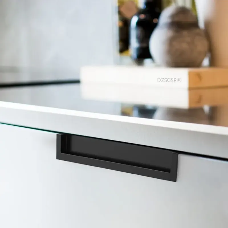3.75in Black Drawer Pulls Kitchen Cabinet Handles - Matte Black T Bar Handle Pull 3 75 96mm Hole Centers 5 9 Overall Length