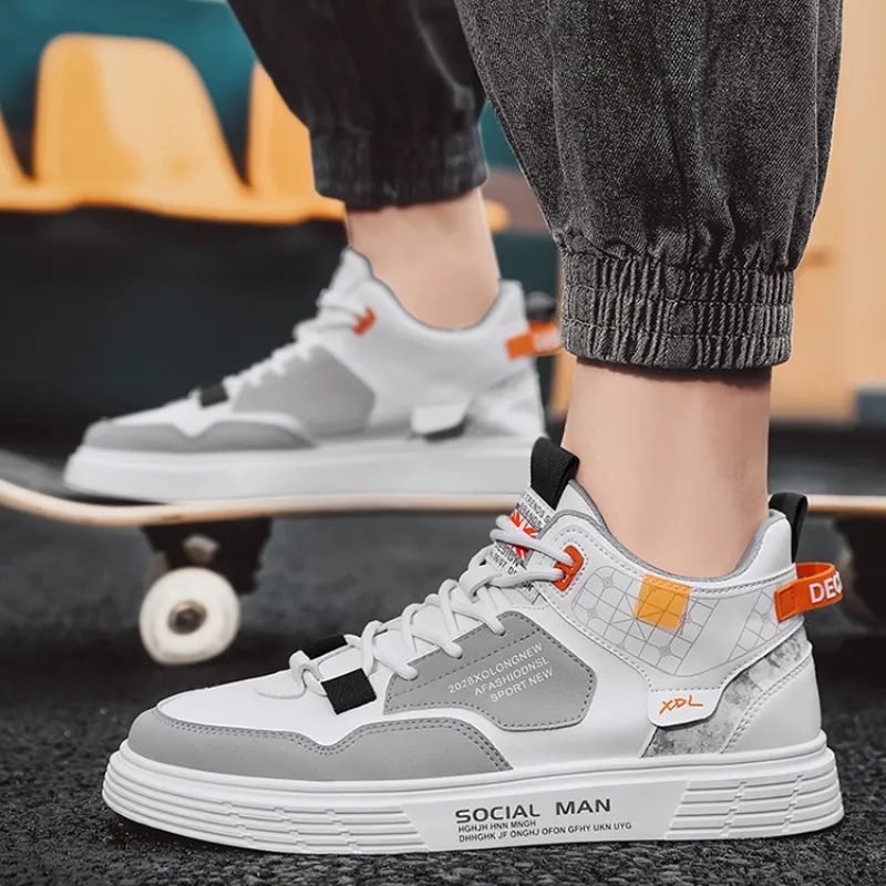 Mens Casual Sports Shoes Soft Vulcanized Flat-Match Outdoor  display picture 3