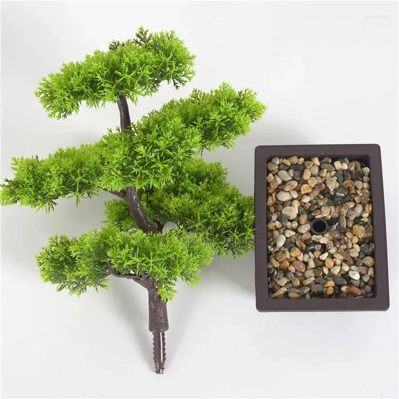 Kwiaty dekoracyjne sztuczna bonsai symulacja rośliny Fałszne rośliny Indoor Outdoor Flower Decor Decor Dom Balcony Dekoracja ogrodu