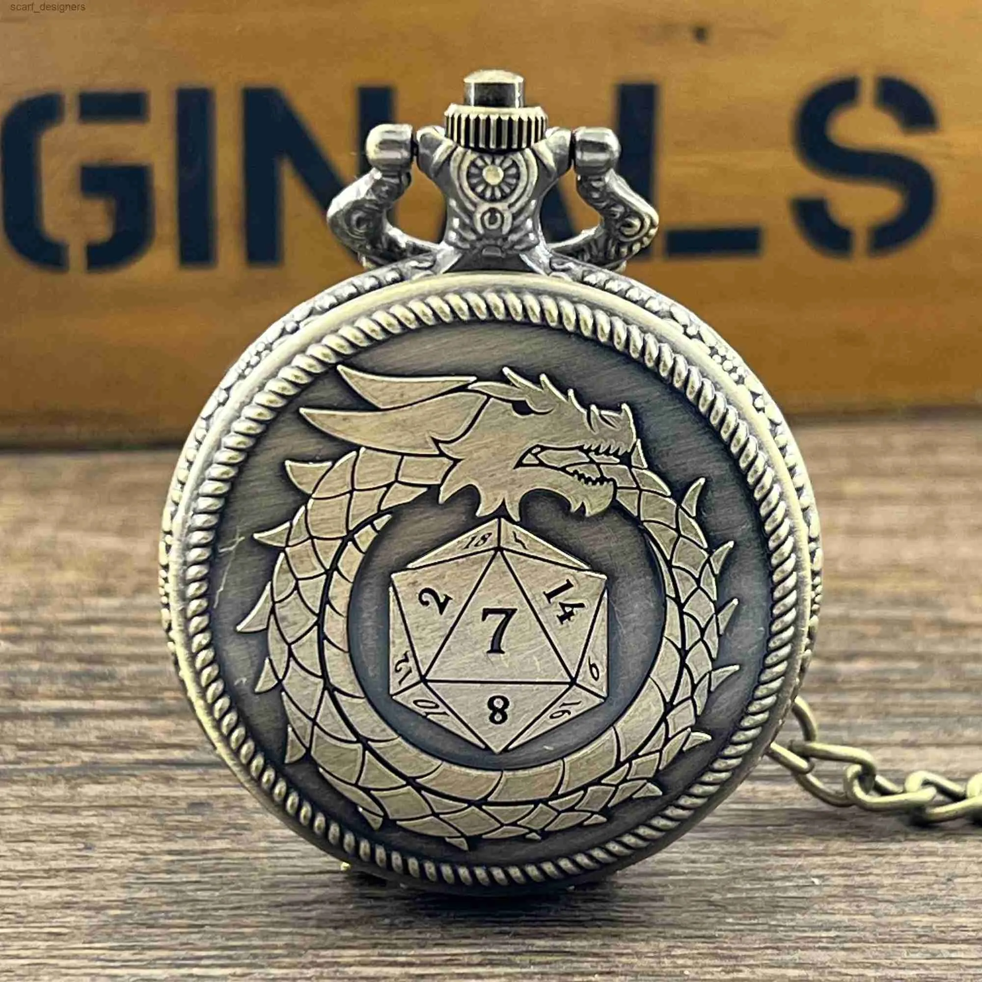 Pocket Watches Pocket Mini Metal Polyedral Dice Set de 6 mm Mesa y juegos de mesa de mesa de mesa de mesa genial sin dial Y240410