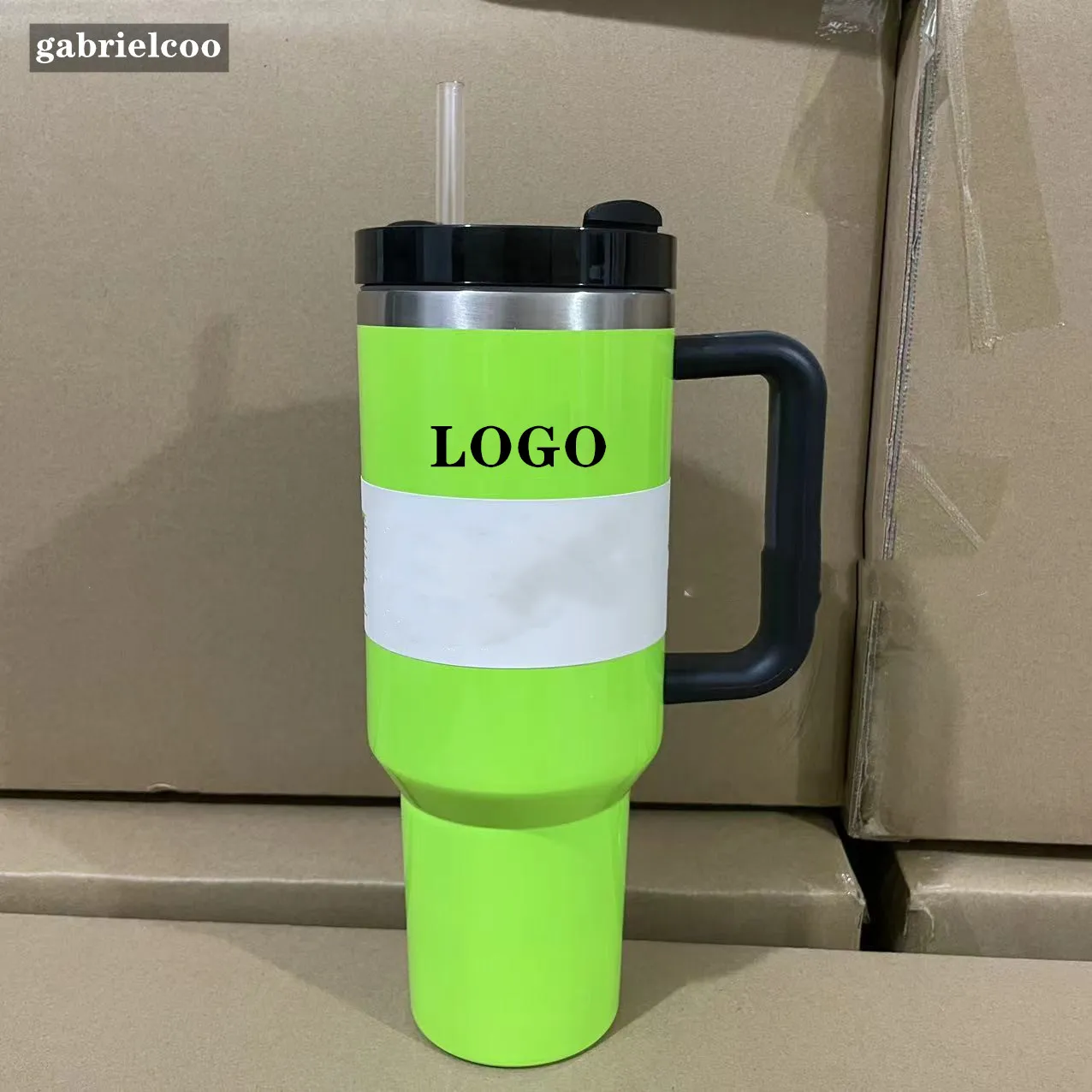 Designer Tumblers Isolamento de 40 onças de aço inoxidável de grande capacidade Dupa dupla xícara de copo clássico impressão