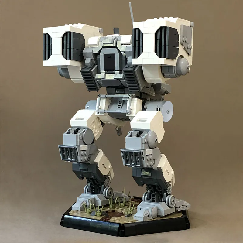 Buildmoc Roboter Battletech Katapult Mech Bausteine Set Military Armor Warrior Mecha Bricks Spiel Spielzeug Kinder Geburtstagsgeschenke