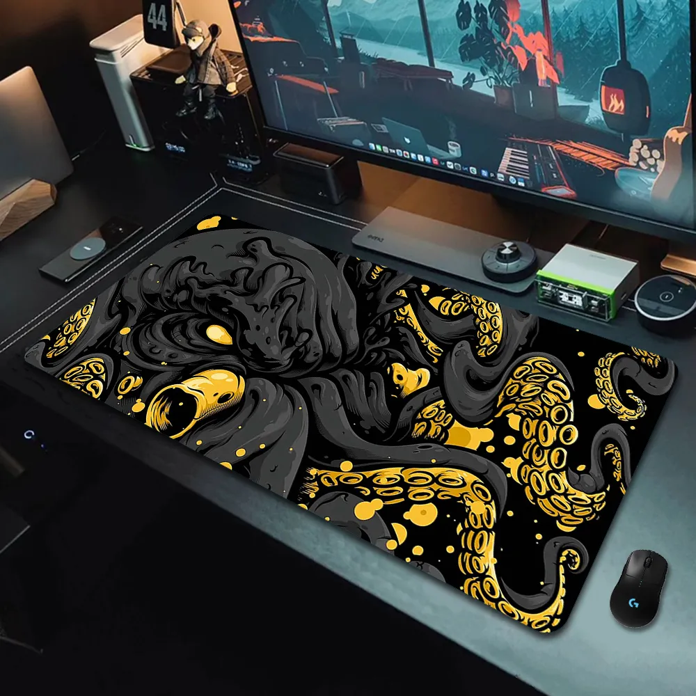 Crazy Bear mouse and mouse pad - Abstract Design, XXL Size