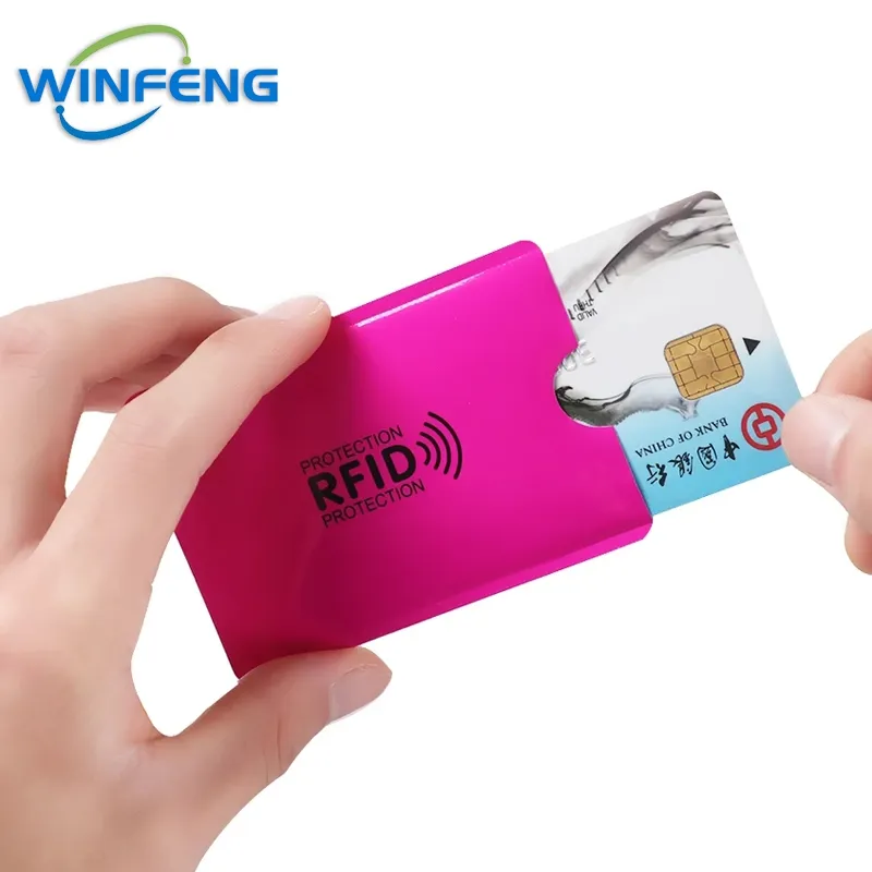debit card sleeve protector 5Pcs New Anti Theft For RFID Credit Card Protector Blocking Cardholder  Sleeve Skin Case Covers Protection Bank Card Case