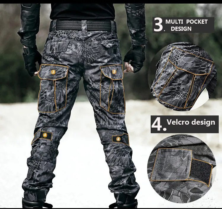 Lancer Tactical Airsoft Combat Pants ( Jungle Digital / XL - View #4