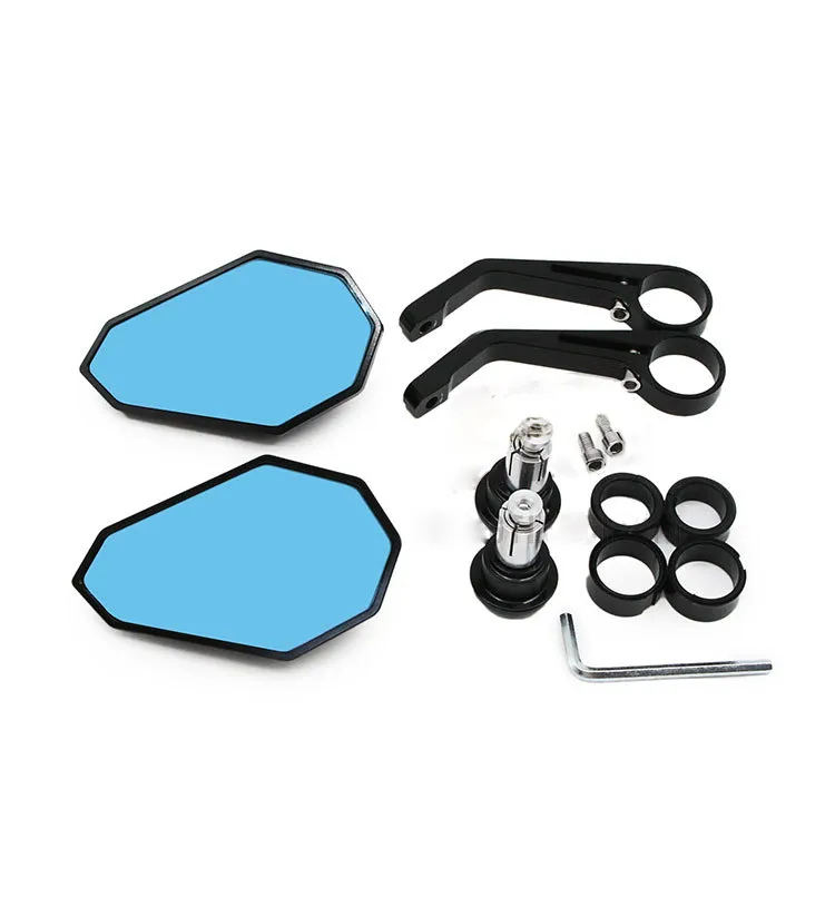 Motorfiets achteruitkijkspiegel CNC stuurkeer omgekeerde reflector 22 mm stuur voor Yamaha XJ6 FZ1 Tenere 700 Aerox Raptor 700