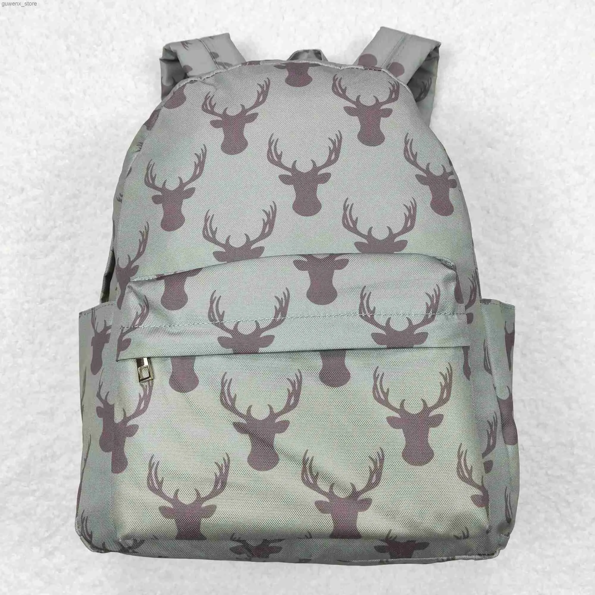 Rugzakken BA0171 Boys Groothandel Hot Selling Children Ant Army Green Backpack For Children Outdoor Youth Girls School Kinderen Y240411