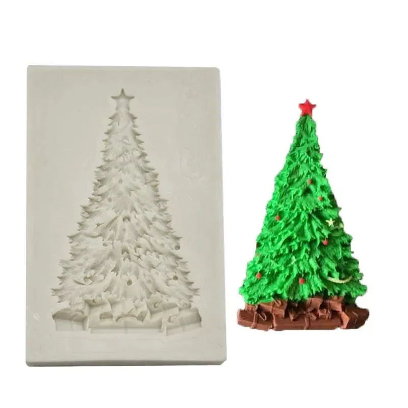 Large Christmas Tree Shape Silicone Mold for DIY Epoxy Resin Christmas Series Cake Baking Decoration