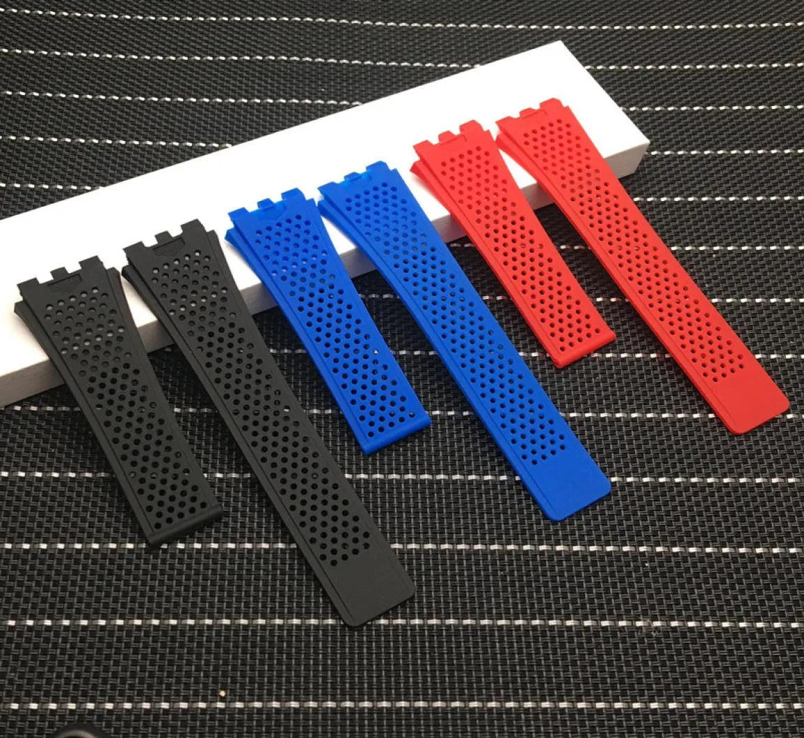 22mm Silicone Rubber Watchband For Series Men Breatble Band Soft Watch Strap For Carrera Wrist Armband1052649