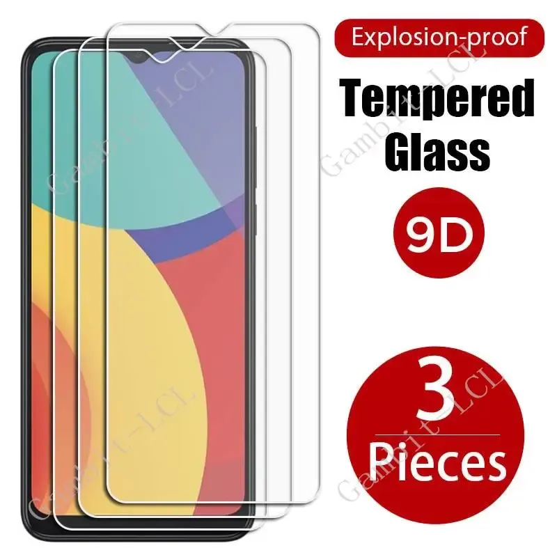 3pcs para alcatel 1s 3l (2021) Protetor de vidro temperado em alcatel1s 6025h 6025d 6056d 6,52 polegadas protetora de protetor de capa filme