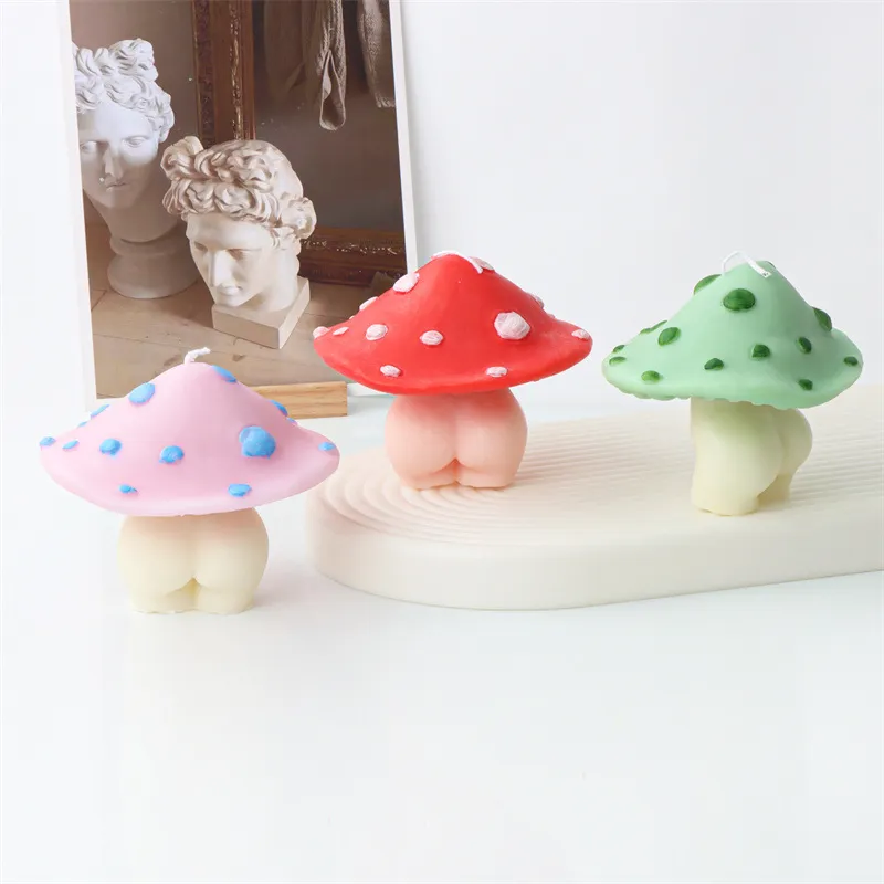 Mushroom Cougie en silicone Moule de moule