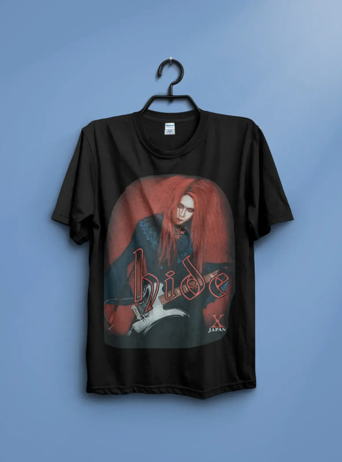 ② hideyoshi 着用 X JAPAN VINTAGE T shirt Rare Printed Vintage Japan Hide Tour shirt with t shirt for