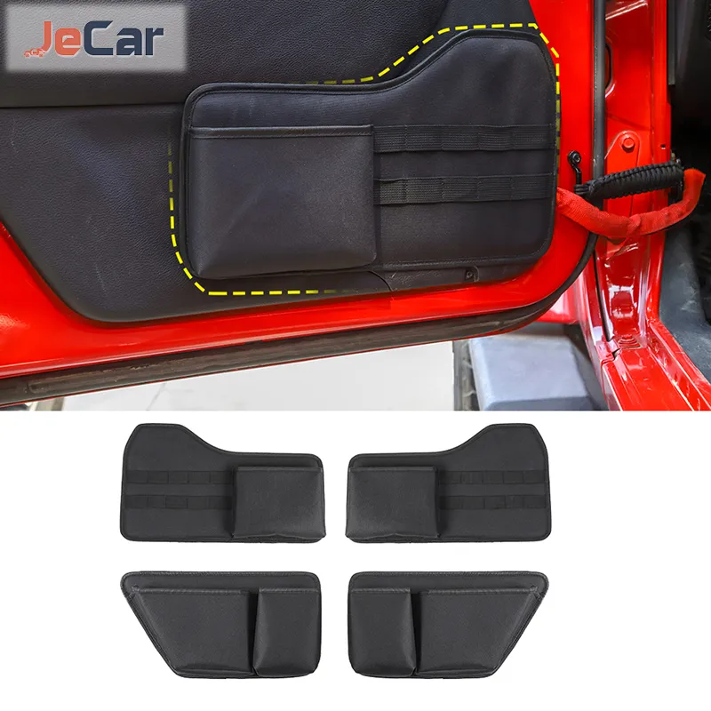 Jecar Stowing Tidying Car Frontentür Vordertür-Veranstalter Tasche für Jeep Wrangler JK 20011-2017 2/4 Türen Innenzubehör