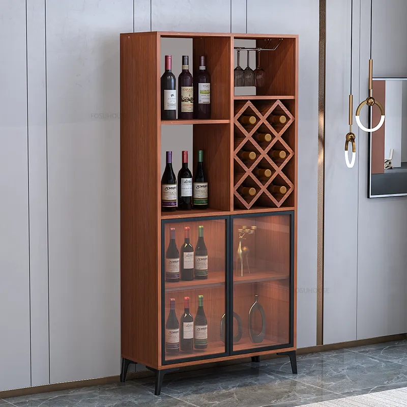 Wine Rack Cabinet Modern Home Slanted Wine Display Rack Cabinet