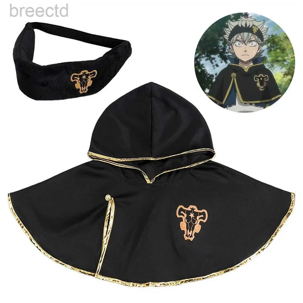 Costumi di anime anime Black Clover Asta Cloak Scialgola Cosplay Costume Costume Man Magoak Halloween Costumi 240411