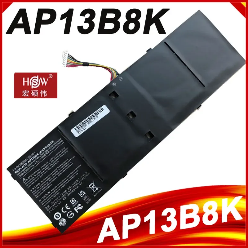 バッテリーラップトップバッテリーAP13B3K for Acer Aspire V5 R7 V5572G V5573G V5472G V5473G V55552G M5583P V5572P R7571 AP13B8KK