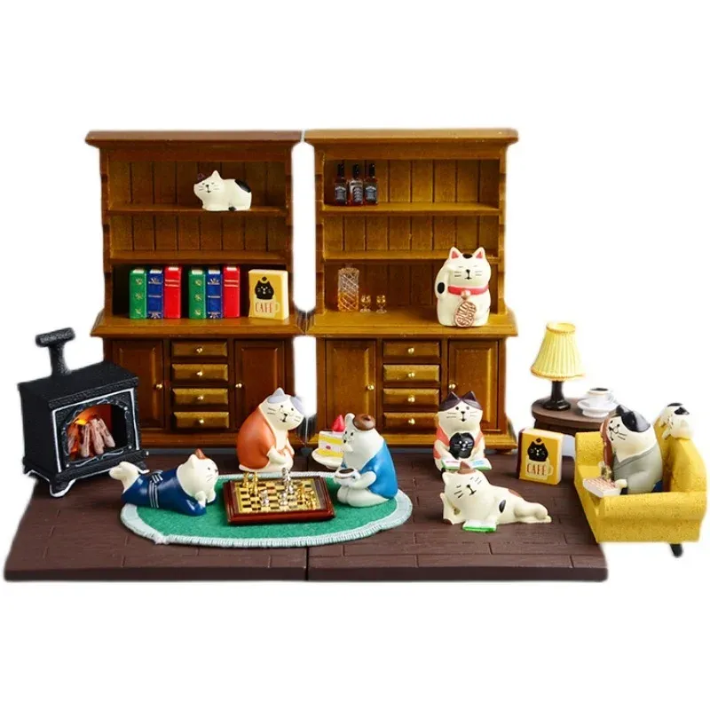 Japanische Puppenhausmöbel Miniatur Spielzeug Harz Wohnkultur Anime Statuen Auto Ornament Künstliche moderne Kunstmodell Mini Kid Spielzeug