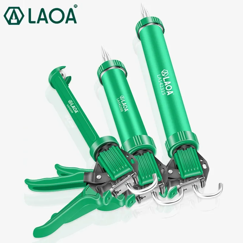 Gun Laoa Glase Glue Gun Aluminum Aluminum сплав профессиональный клей для давления