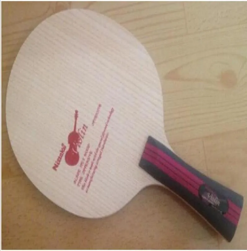 NITTAKU VIOLIN TENNIS BLADE NE6757 FL OFF para tênis de tênis de mesa esportes internos pingue -pong blade8857120