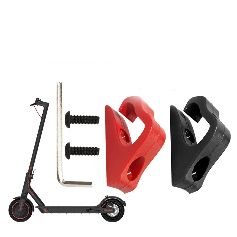 Cabide de gancho frontal da scooter elétrica para m365/1s/pro scooter acessórios saco de capacete duplo garra de garra de armazenamento rack