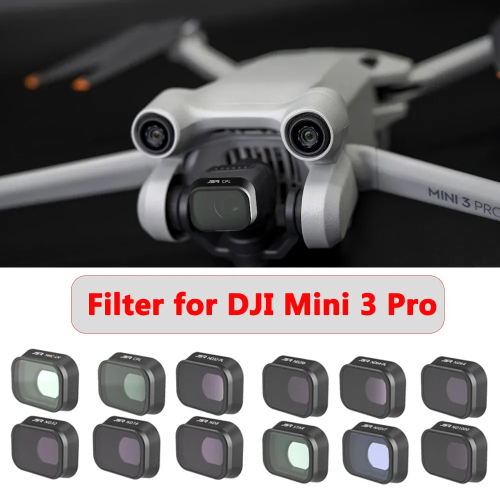 Tillbehör Drone Filter för DJI Mini 3 Pro Camera Filters Neutral Density Film UV CPL ND NDPL64/8/16/32 STAR MINI 3 Pro Accessories