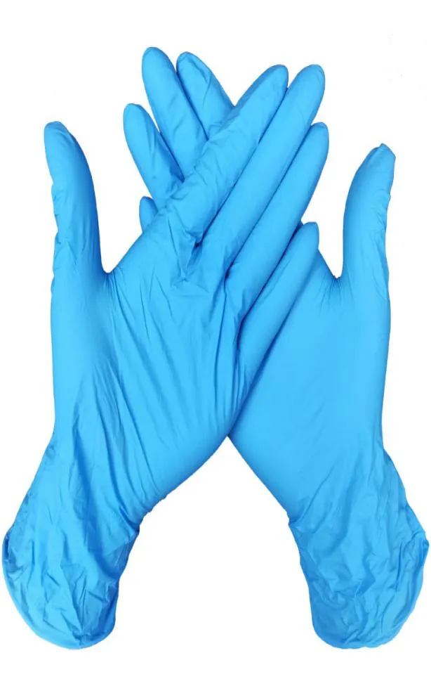 Wegwerpschoonhandschoenen Dhl blauw poeder nitril latex rubber PVC -handschoenen niet -slip keuken vaatwashandschoenen XD2319350013