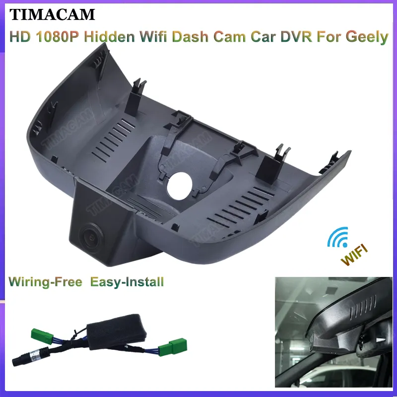 Timacam New HD 1080p WiFi Car DVR Video Recorder für Geely Monjaro Xingyue KX11 L DCT EVO 2020 2021 2022 2023 Dash Cam Camera