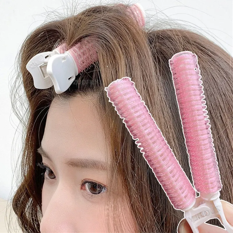 Capelli naturali radice soffice clip rulli per capelli ricci e culers colpi per le capelli per capelli per capelli pigri accessori per capelli coreani neri
