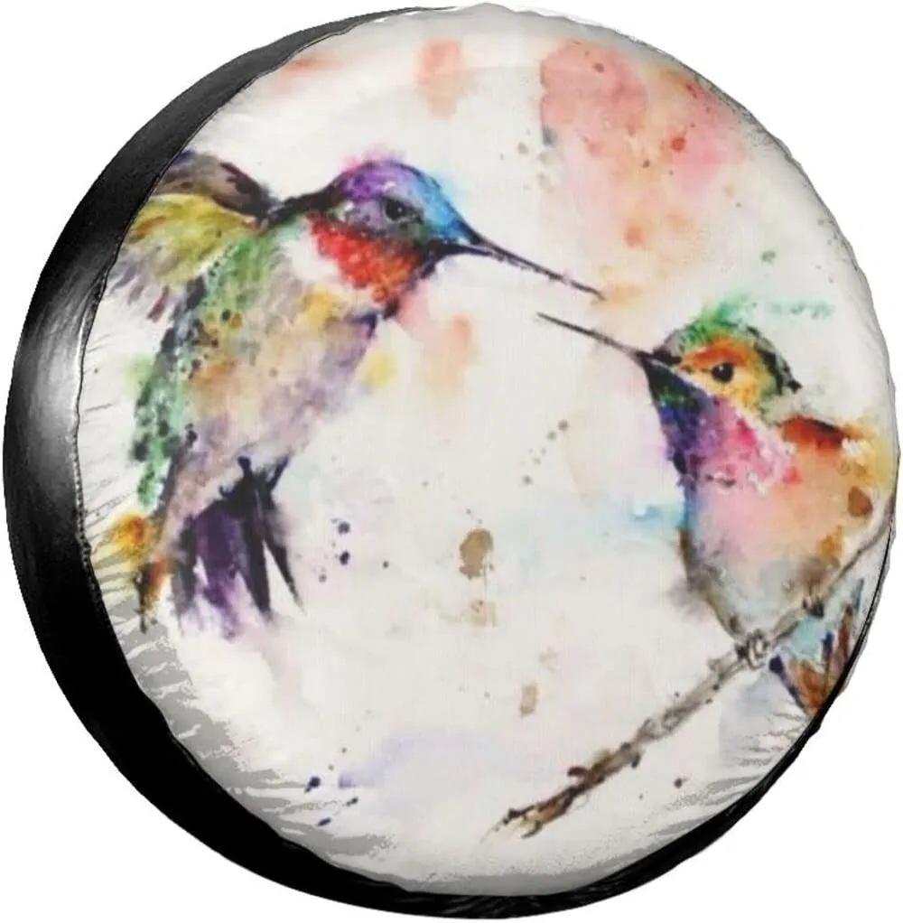 Hummingbird Print Out Opon Count Waterproof Universal Wheel Cover odporny na oponę obrońca kół opony 14 „15” 16 