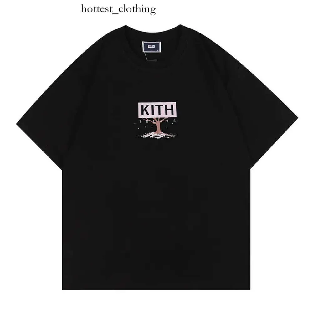 Camiseta kith masculina camiseta primavera verão 3 camisetas de férias de manga curta letras casuais imprimindo tops size screa s-xxl 522