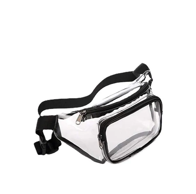 PVC PVC Weist Bag Sport Woman Waist Pack Outdoor Gym Gym Fitness Travel Portable Packs Packs Cuble Capacit