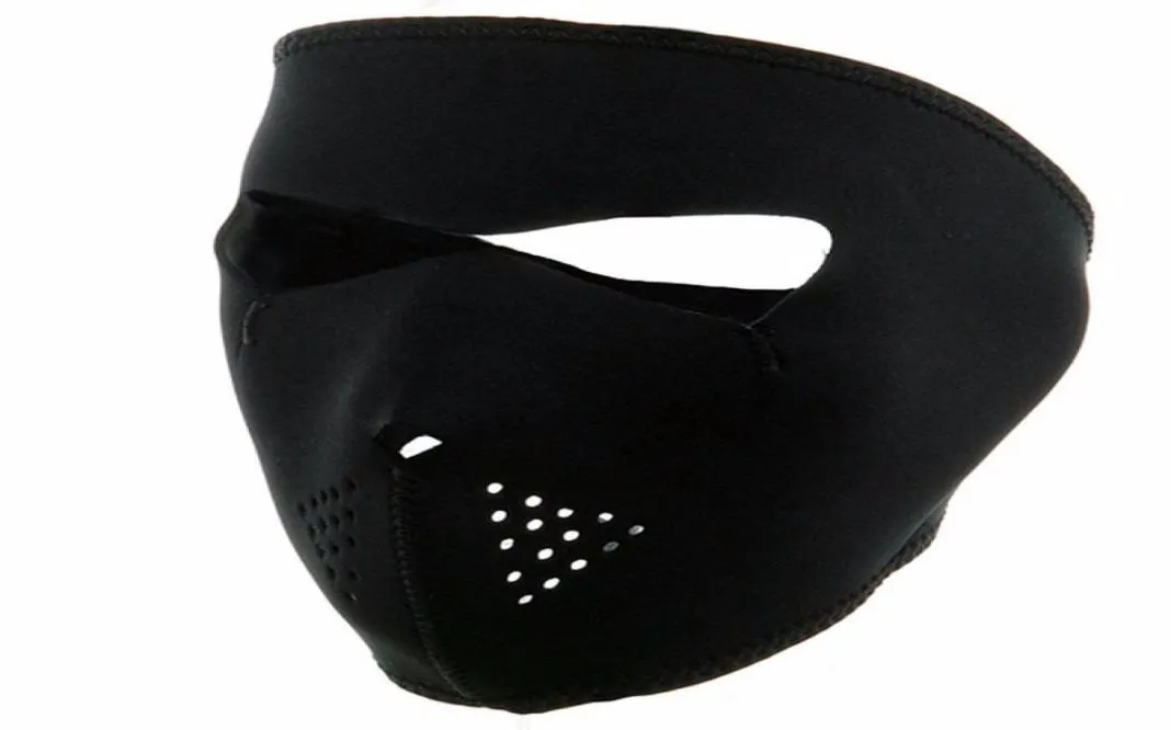 Masque d'exercice d'hiver Cycling Full Face Ski Masque Ventime à vélo extérieur en plein air Running Black 8478505