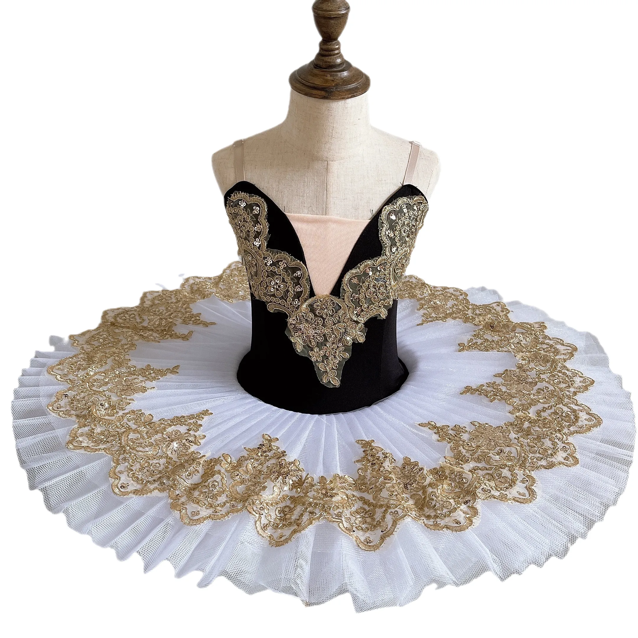 Black White Ballet Tutu Skirts For Girls Child Ballet Costumes