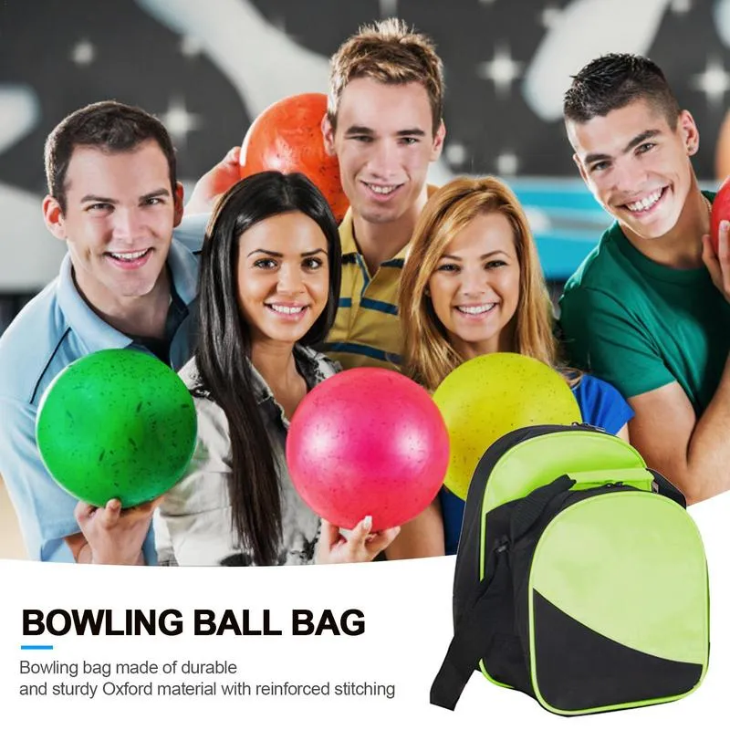 Bowling -Ball -Beutel Bowling -Tasche für Frauen hält 1 Bowlingkugel und kleine Accessoires passt zu einem Paar Schuhe bis zu Herren Größe 10