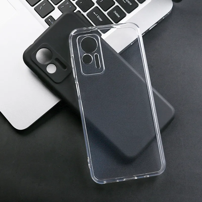 Étui en silicone Soft TPU pour Ulefone Remarque 14 Shell de téléphone noir transparent pour Ulefone Note14 Anti Fall Protective Coque Coque Coque