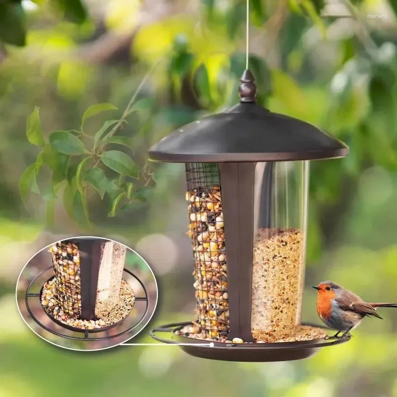 Andere vogels benodigdheden huisdiervoeder voedsel dispenser papegaai doos buiten balkon hangend vliegend dier automatisch voeding gereedschap 1 stc