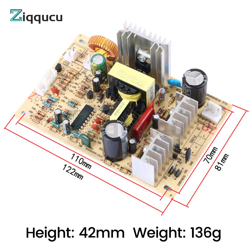 AC220V ~ DC12V 워터 디스펜서 액세서리 용 전원 공급 장치 모듈 냉각 보드 회로 보드