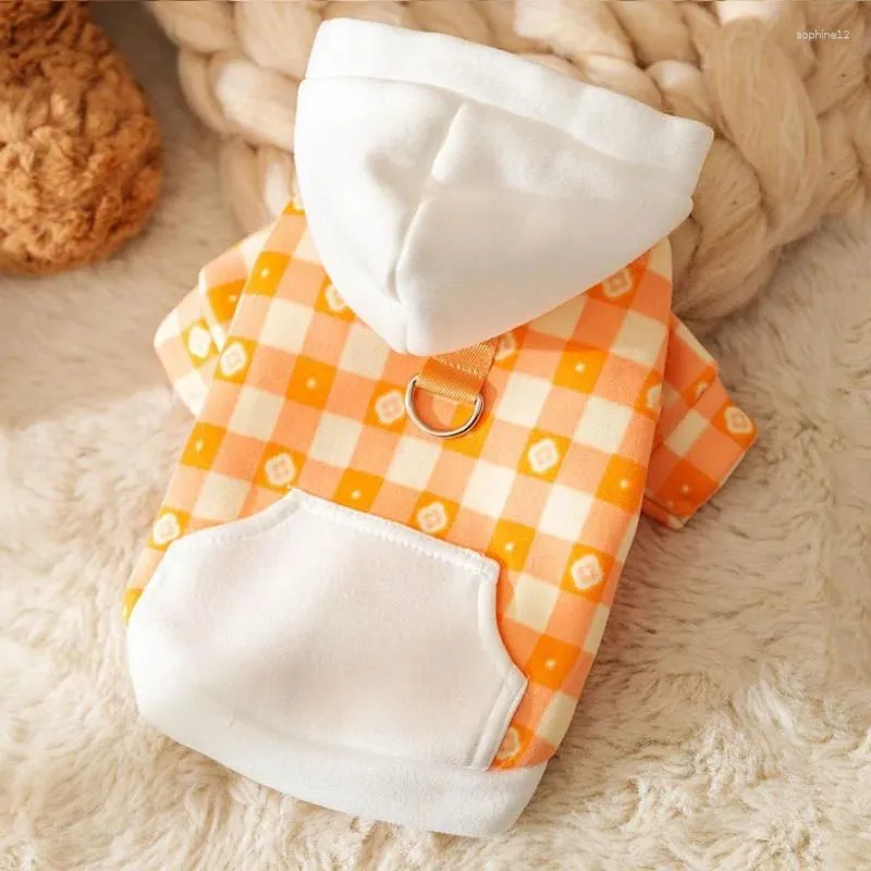 Dog Apparel Fruit Printed Pet Sweater Autumn And Winter Hoodie Teddy Two Legged Clothing Cute Puppy Clothes XS-XL